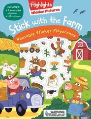 Stick with the Farm Hidden Pictures Reusable Sticker Playscenes цена и информация | Книги для самых маленьких | 220.lv