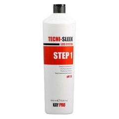 KayPro Preparing SHAMPOO STEP 1 – TECNI-SLEEK LISS SYSTEM – 1000 мл цена и информация | Шампуни | 220.lv