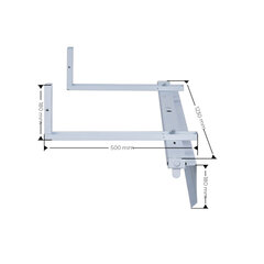 Skolas galda gaismeklis 1 x 1200 mm priekš T8 (LED lampa nav iekļauta) THORGEON цена и информация | Настольные лампы | 220.lv