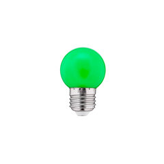 LED Krāsu spuldze 1W G45 240V 20Lm PC zaļa THORGEON cena un informācija | Spuldzes | 220.lv