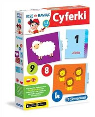 Обучающая игра Clementoni « Я учусь, развлекаясь Числа, PL» цена и информация | Развивающие игрушки | 220.lv