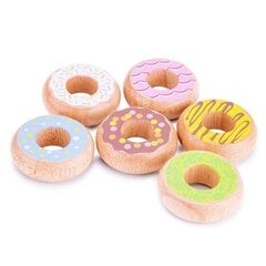 Spēļu komplekts Donuts Donuts New Classic Toys 10629, 6 gab cena un informācija | Rotaļlietas zīdaiņiem | 220.lv