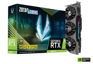 Zotac GAMING GeForce RTX 3070 Ti NVIDIA 8 ГБ GDDR6X цена и информация | Видеокарты (GPU) | 220.lv