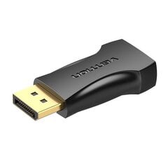 Адаптер Vention HDMI, гнездо HDMI-папа Display Port, 4K, 30 Гц (черный) цена и информация | Адаптеры и USB разветвители | 220.lv