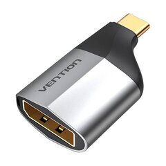 Адаптер Vention USB-C — DisplayPort Vention TCCH0 (черный) цена и информация | Адаптеры и USB разветвители | 220.lv