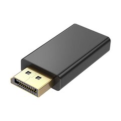 Адаптер DisplayPort — HDMI Vention HBKB0 (черный) цена и информация | Адаптеры и USB разветвители | 220.lv