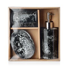 Bathlab Odette vannas istabas aksesuāru komplekts, melns cena un informācija | Vannas istabas aksesuāri | 220.lv