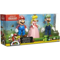 Super Mario Bros pack 3 skaitļi, 10 cm cena un informācija | Rotaļlietas zēniem | 220.lv