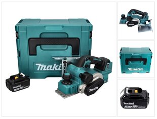 Makita DKP 181 F1J Akumulatora ēvele 82 mm 18 V Brushless + 1x Akumulators 3,0 Ah + Makpac - bez lādētāja цена и информация | Рубанки | 220.lv