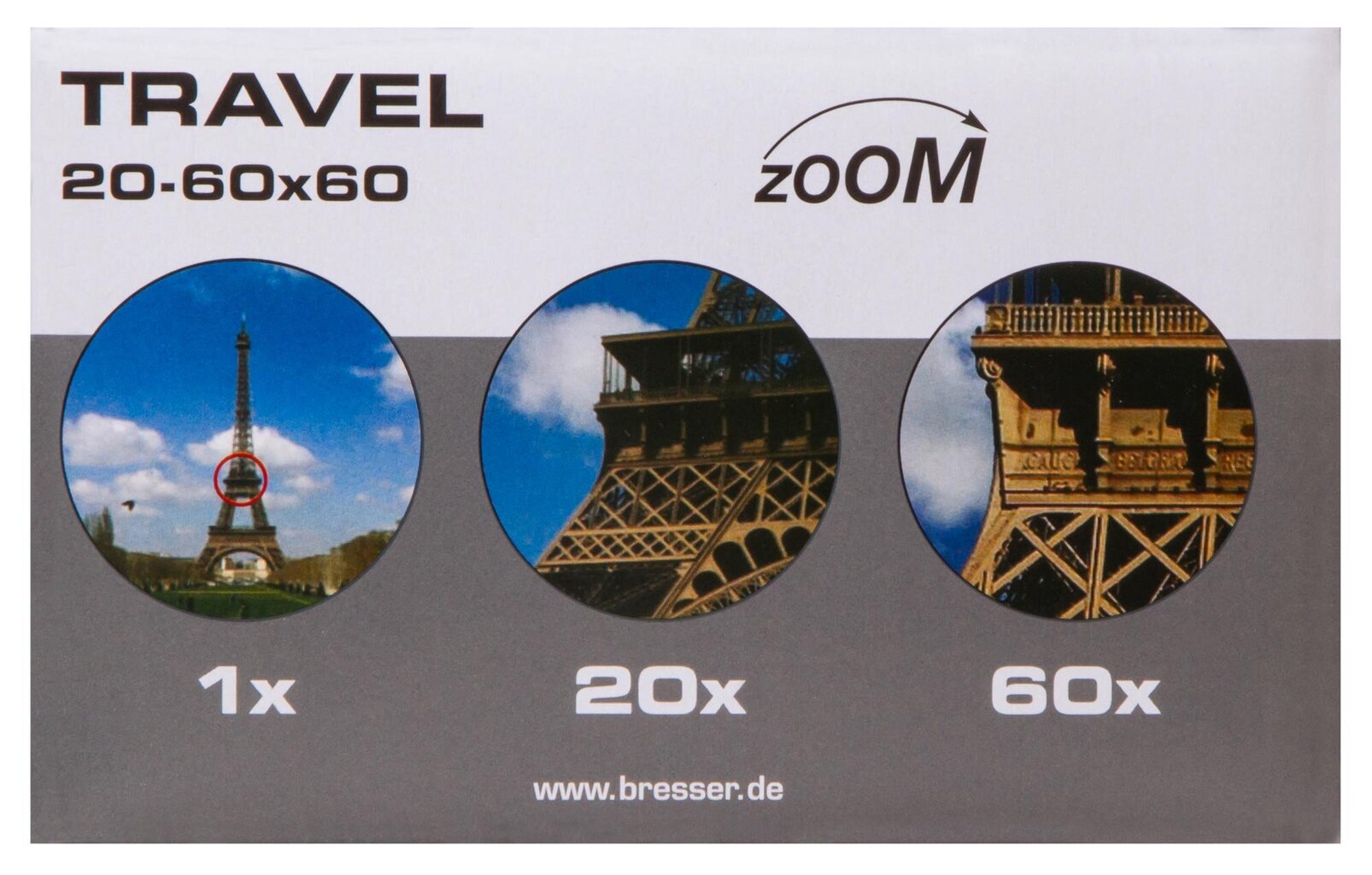 Bresser Travel 20–60x60 binoklis cena un informācija | Binokļi | 220.lv