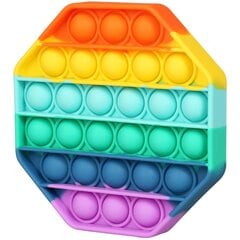 Mocco Bubble Pop Антистрессовая игрушка / Bосьмиугольник - Многоцветный цена и информация | Настольная игра | 220.lv