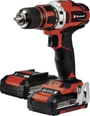 Аккумуляторная дрель EINHELL TE-CD 18/40-1 Li (2x1,5 Ач) цена и информация | Шуруповерты, дрели | 220.lv