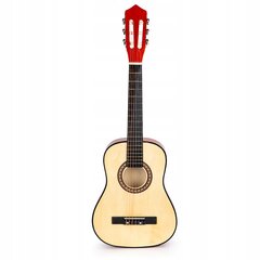 Большая деревянная детская гитара с 6 струнами ECOTOYS цена и информация | Развивающие игрушки | 220.lv