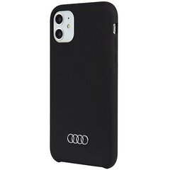 Audi Silicone Case iPhone 11 | Xr 6.1" czarny|black hardcase AU-LSRIP11-Q3|D1-BK цена и информация | Чехлы для телефонов | 220.lv