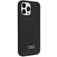 Audi Genuine Leather iPhone 14 Pro 6.1" czarny|black hardcase AU-TPUPCIP14P-Q8|D1-BK цена и информация | Чехлы для телефонов | 220.lv