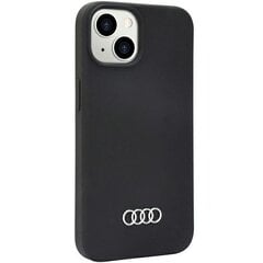 Audi Genuine Leather iPhone 14 Pro 6.1" czarny|black hardcase AU-TPUPCIP14P-Q8|D1-BK цена и информация | Чехлы для телефонов | 220.lv