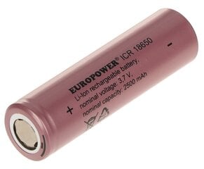 Europower Li-Ion baterija BAT-ICR18650/EP, 3,7 V цена и информация | Батарейки | 220.lv