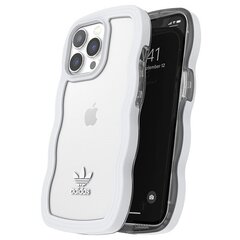 Adidas vāciņš iPhone 13 Pro |13 6,1" balts-caurspīdīgs 51903 цена и информация | Чехлы для телефонов | 220.lv