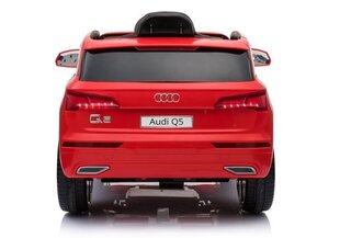 Audi Q5 vienvietīgs elektromobilis, sarkans cena un informācija | Bērnu elektroauto | 220.lv