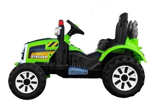 Elektriskais traktors, zaļš cena un informācija | Bērnu elektroauto | 220.lv