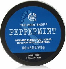 Pēdu skrubis The Body Shop Peppermint, 100 ml цена и информация | Скрабы для тела | 220.lv