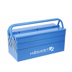 Ящик для инструментов металлический Hogert - HT7G077, 5 отделений 18'' / 450x205x200 мм  цена и информация | Ящики для инструментов, держатели | 220.lv