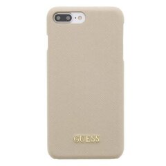 Guess GUHCP7LTBE iPhone 7|8 Plus beige |beżowy hard case Saffiano цена и информация | Чехлы для телефонов | 220.lv