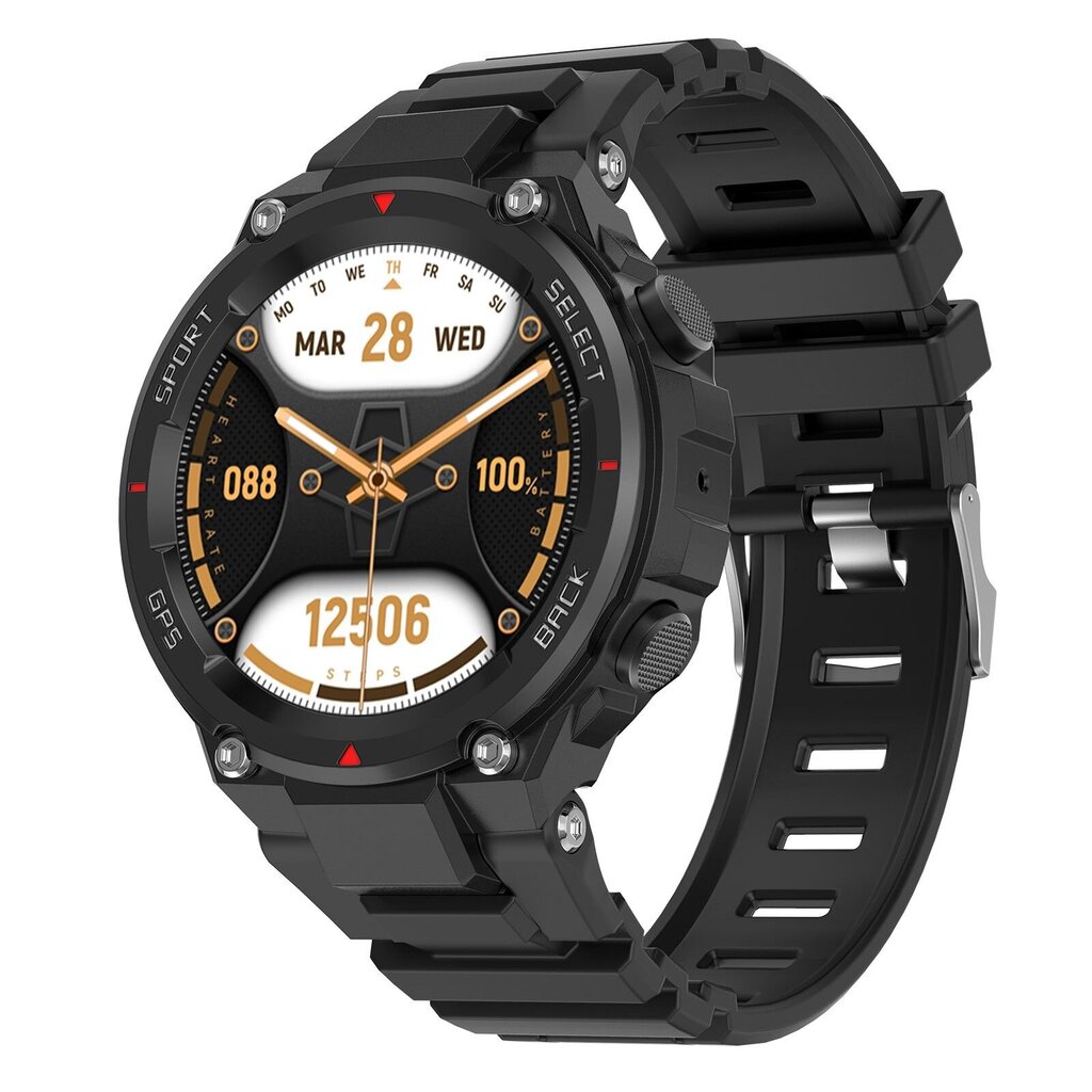 DT NO.1 DT5 Sport Black cena un informācija | Viedpulksteņi (smartwatch) | 220.lv