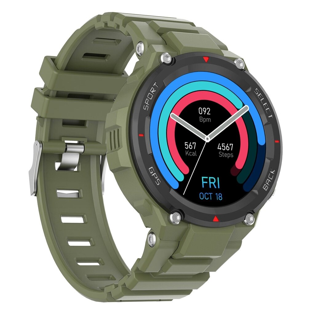 DT NO.1 DT5 Sport Millitary Green цена и информация | Viedpulksteņi (smartwatch) | 220.lv