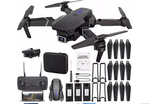 DRONE E95 PRO 2 КАМЕРЫ WIFI HD + 4 других продукта цена и информация | Дроны | 220.lv