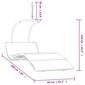 Šūpuļkrēsls ar matraci, audumu un papeles masīvu cena un informācija | Dārza šūpoles | 220.lv