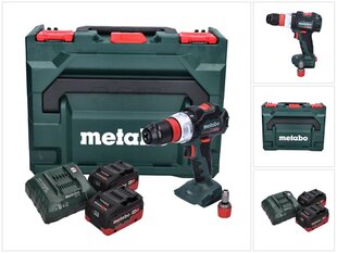 Аккумуляторная дрель-шуруповерт Metabo BS 18 LT BL Q, 18 В 75 Нм бесщеточный + 2х аккумулятора 5,5 Ач + зарядное устройство + metaBOX цена и информация | Шуруповерты, дрели | 220.lv