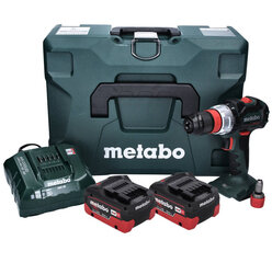 Аккумуляторная дрель-шуруповерт Metabo BS 18 LT BL Q, 18 В 75 Нм бесщеточный + 2х аккумулятора 10,0 Ач + зарядное устройство + metaBOX цена и информация | Шуруповерты, дрели | 220.lv