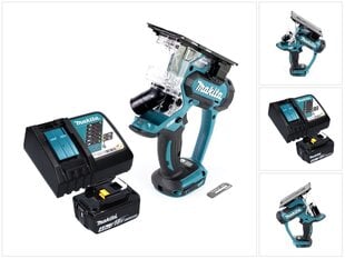 Аккумуляторная пила для гипсокартона Makita DSD 180 RM1, 18 В, с зарядным устройством цена и информация | Пилы, циркулярные станки | 220.lv