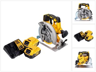 Аккумуляторная дисковая пила DeWalt DCS 570 P2 18 В с аккумулятором и зарядным устройством цена и информация | Пилы, циркулярные станки | 220.lv