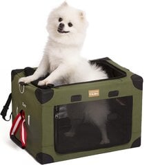 Складная переноска для маленьких/средних собак и кошек Ekiby, 50 x 33 x 33 см, комуфляж цена и информация | Переноски, сумки | 220.lv