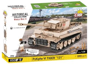 COBI - Конструктор Panzerkampfwagen VI Tiger 131, 1/28, 2556 цена и информация | Конструкторы и кубики | 220.lv
