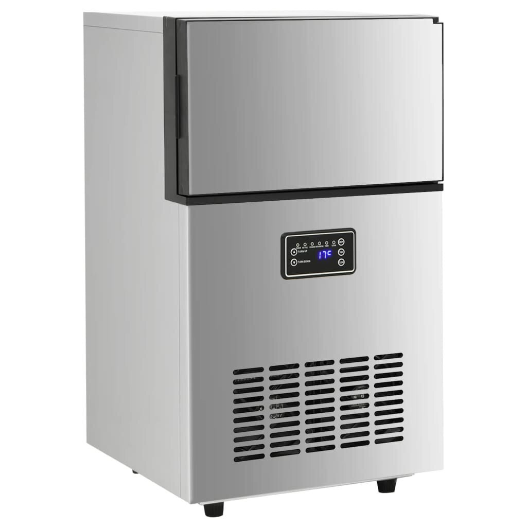 vidaXL ledus pagatavošanas ierīce, 420 W, sudrabaina, 45 kg/24 h cena un informācija | Īpašas ierīces ēdiena pagatavošanai | 220.lv