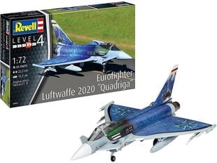 Revell - Eurofighter Luftwaffe 2020 Quadriga, 1/72, 03843 cena un informācija | Konstruktori | 220.lv