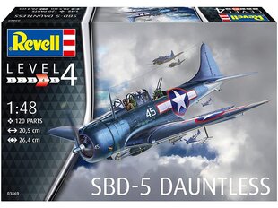 Revell - Douglas SBD-5 Dauntless, 1/48, 03869 cena un informācija | Konstruktori | 220.lv