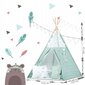 Bērnu telts ar gaismām, zaļa cena un informācija | Bērnu rotaļu laukumi, mājiņas | 220.lv