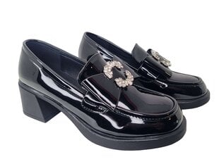 Elegantas sieviešu kurpes PURLINA, melnas cena un informācija | Sieviešu kurpes | 220.lv
