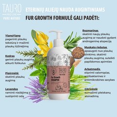 Шампунь для стимуляции роста шерсти для собак и кошек Tauro Pro Line Pure Nature Fur Growth, 400 мл цена и информация | Косметические средства для животных | 220.lv