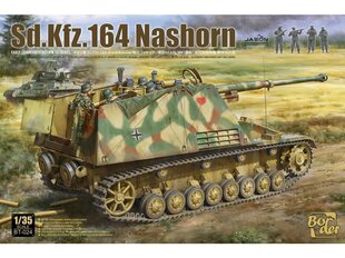 Border Model - Sd.Kfz. 164 Nashorn Early/Command w/4 figures, 1/35, BT-024 цена и информация | Конструкторы и кубики | 220.lv