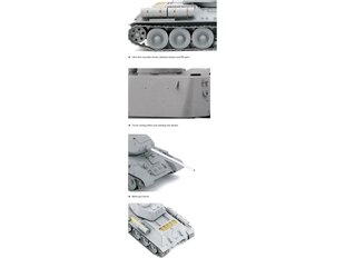 Border Model - T-34/85, Composite Turret, 112 Plant w/5 Resin Figures, Metal Gun Barrel, Workable Tracks, 1/35, BT-027 цена и информация | Конструкторы и кубики | 220.lv