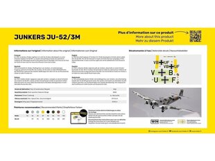 Heller - Junkers Ju-52/3M dāvanu komplekts, 1/72, 56380 cena un informācija | Konstruktori | 220.lv