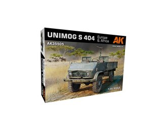 Сборная модель AK Interactive - Unimog S 404 Europe and Africa, 1/35, AK35505 цена и информация | Kонструкторы | 220.lv