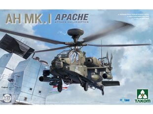 Takom - AH Mk. 1 Apache Attack Helicopter, 1/35, 2604 cena un informācija | Konstruktori | 220.lv