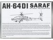 Takom - AH-64DI Saraf Attack Helicopter, 1/35, 2605 cena un informācija | Konstruktori | 220.lv