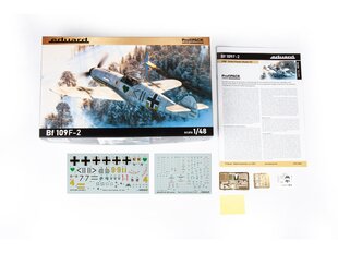 Сборная модель Eduard - Messerschmitt Bf 109F-2 ProfiPack edition, 1/48, 82115 цена и информация | Конструкторы и кубики | 220.lv